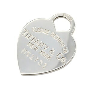 Tiffany Co to Heart Top Pendant Jewelry Sterling Silver